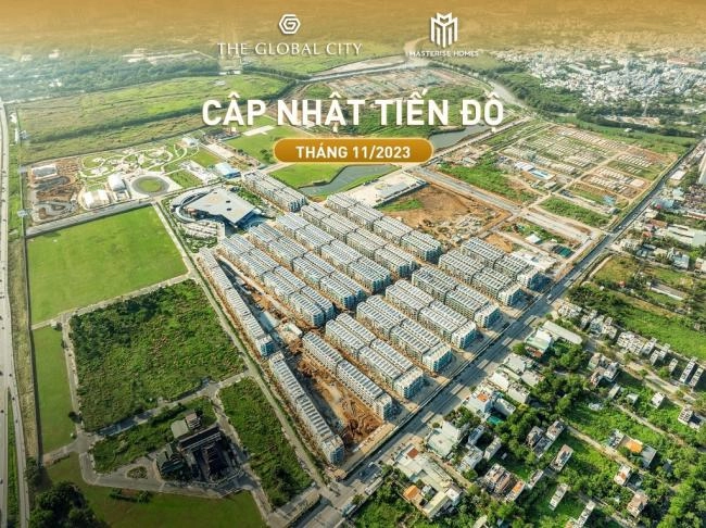 Cập nhật tiến độ căn hộ The Global City Quận 2 tháng 11/2023