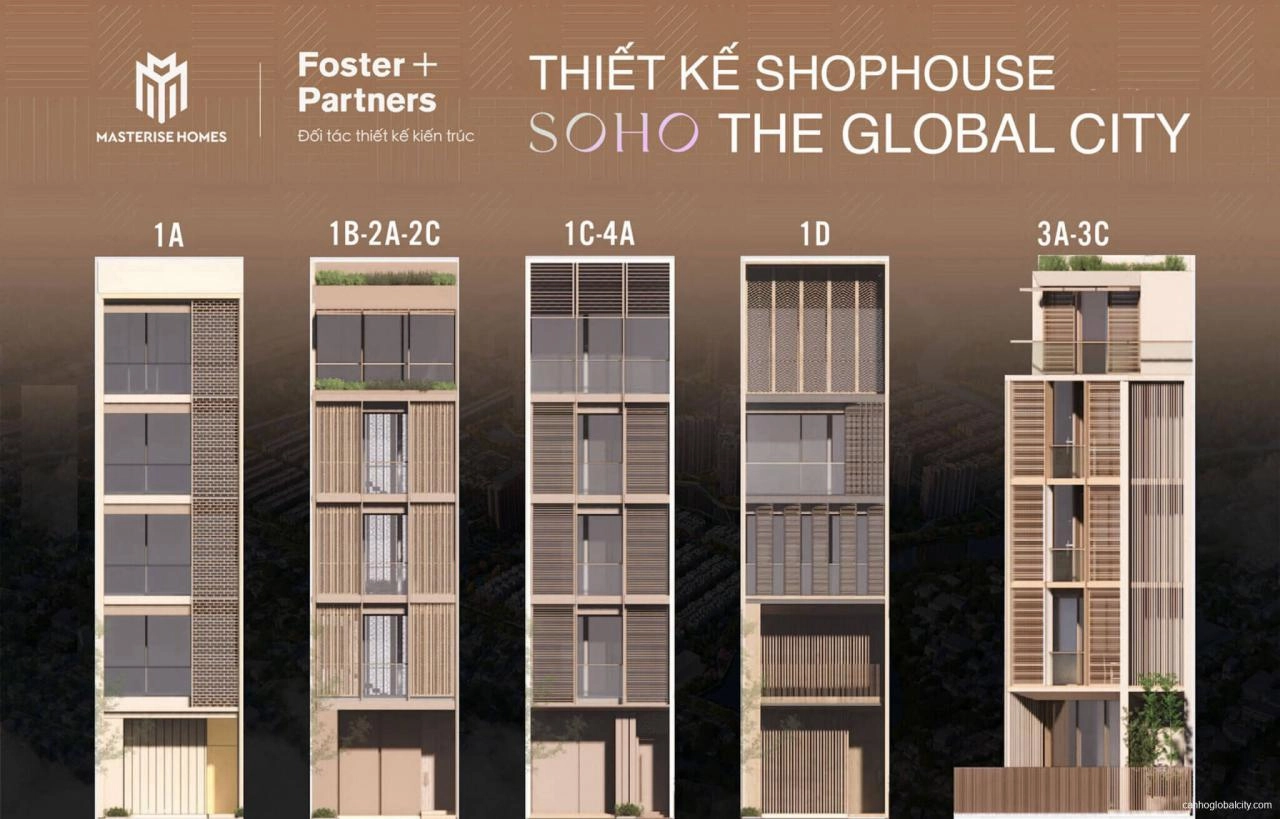 Nhà Phố Soho The Global City ⭐️ Giá Bán Nhà Phố Global City
