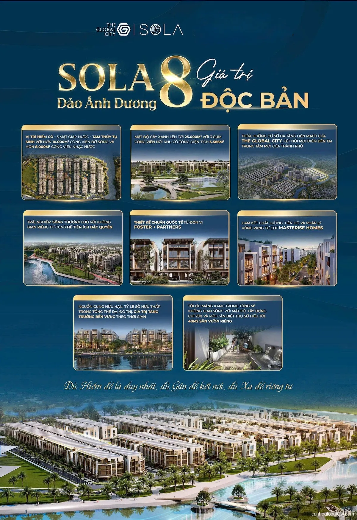 8 lý do nên sở hữu biệt thự SOLA The Global City ngay hôm nay