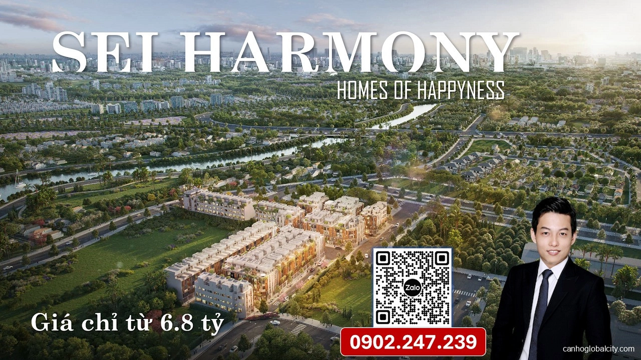 Nhà phố Sei Harmony Bình Tân | Giá bán, ưu đãi mới nhất 2025