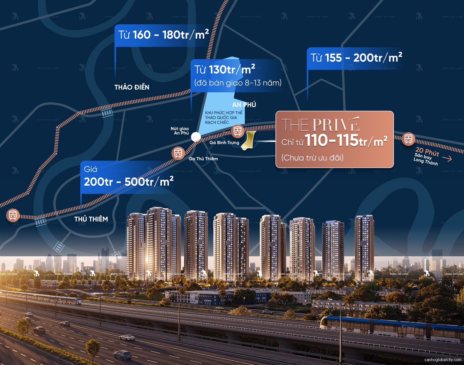 Căn hộ The Prive Quận 2 | Giá bán, chính sách update T1/2026