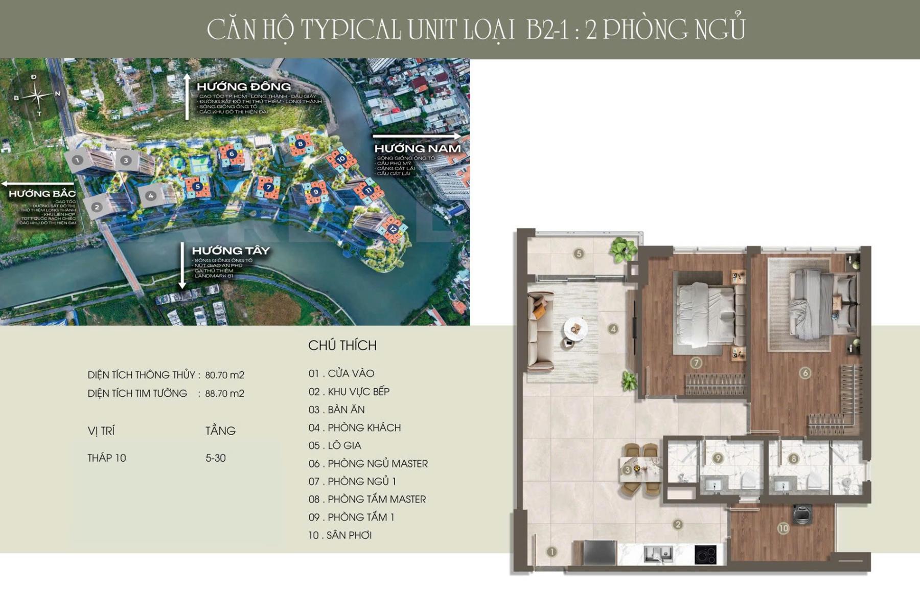 Căn hộ The Prive Quận 2 | Giá bán, chính sách update T1/2026