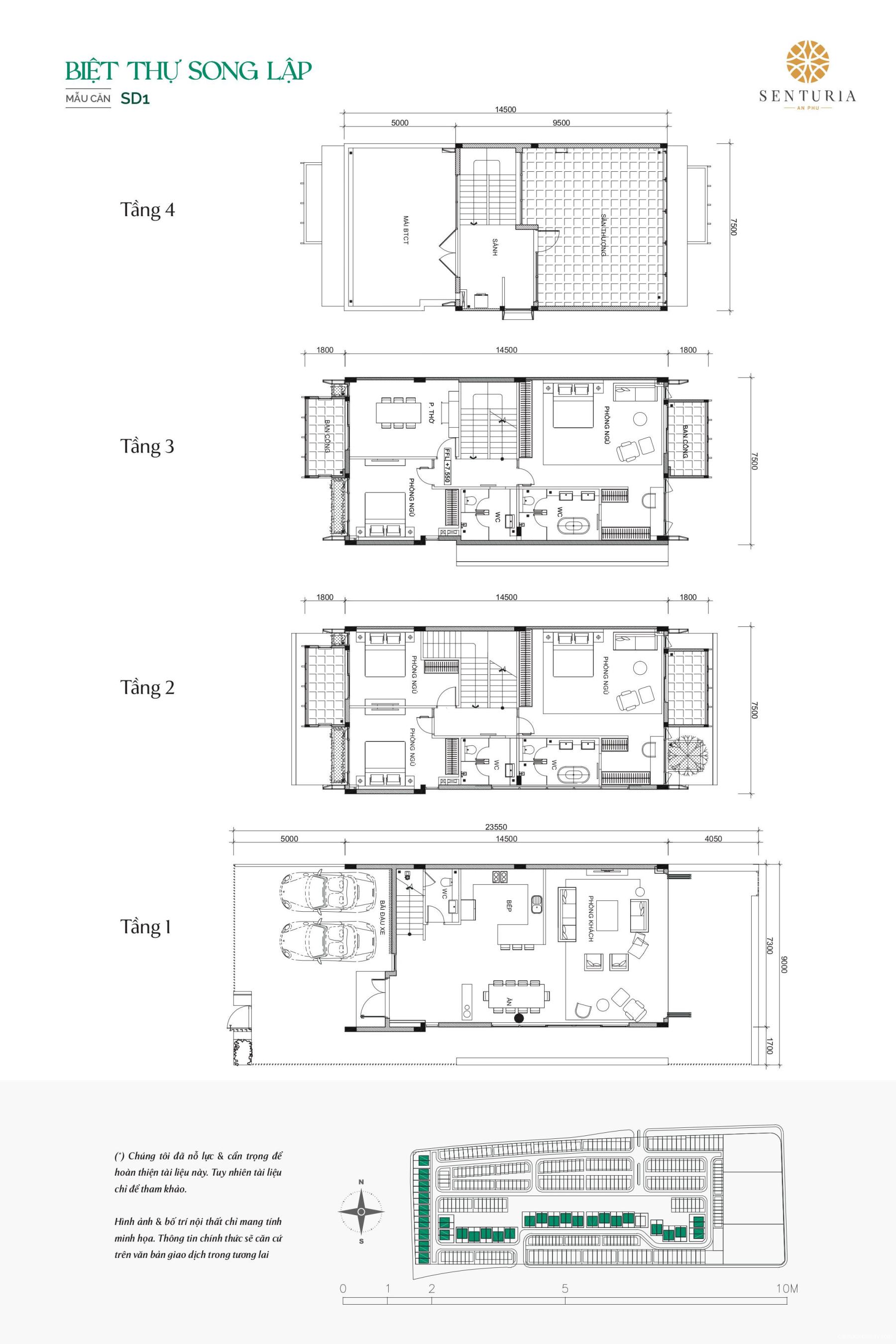 Mặt bằng dự án Senturia An Phú | Full layout chi tiết