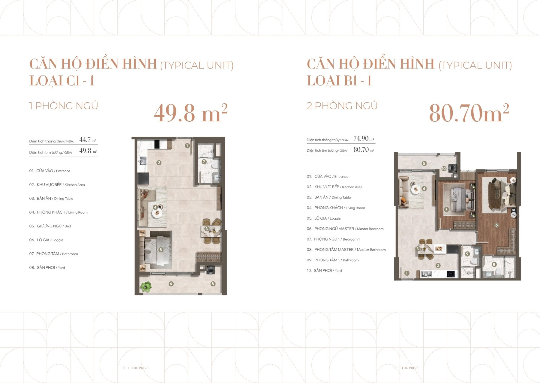 Mặt bằng dự án The Privé Quận 2 | Full Layout chi tiết