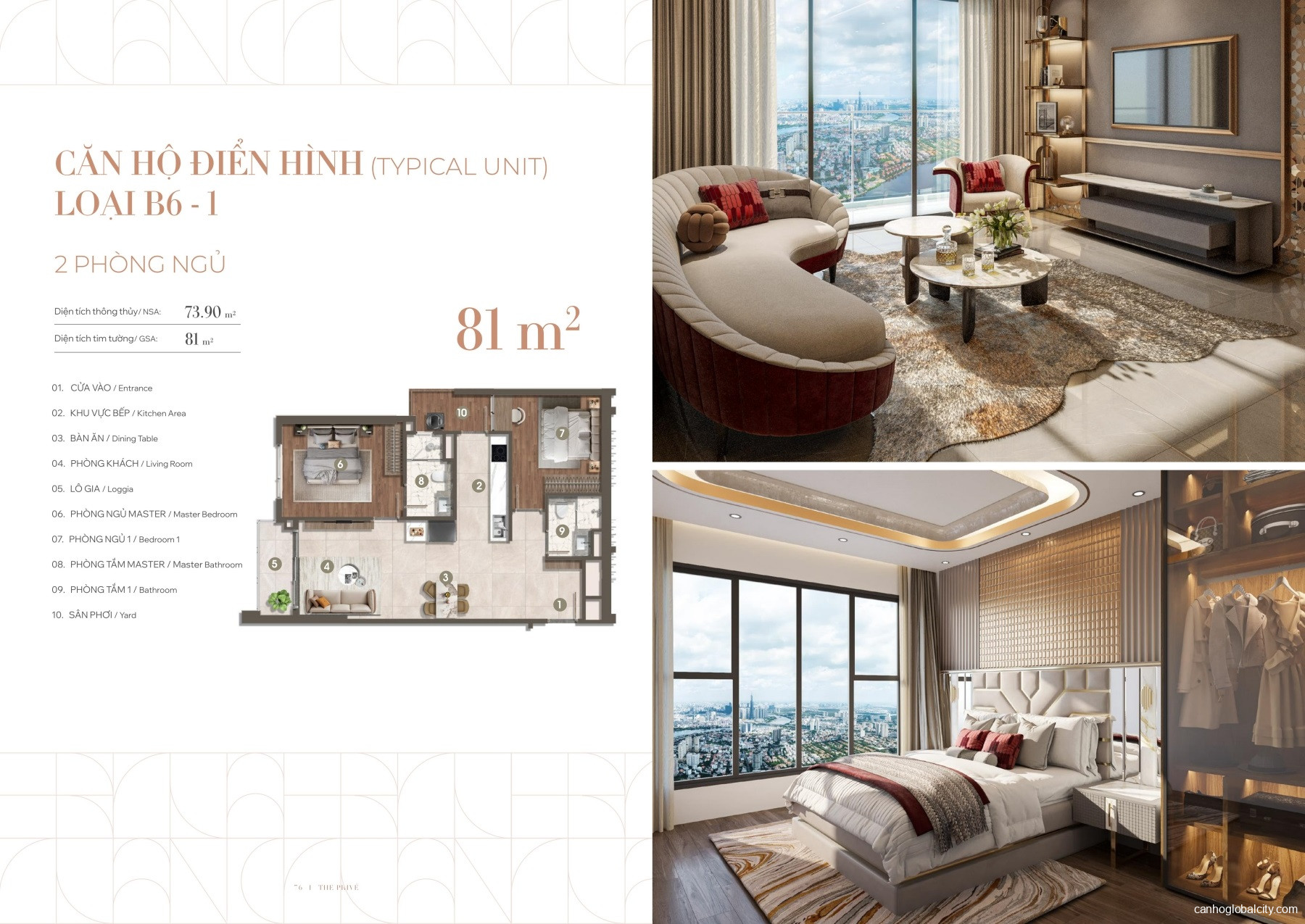 Mặt bằng dự án The Privé Quận 2 | Full Layout chi tiết