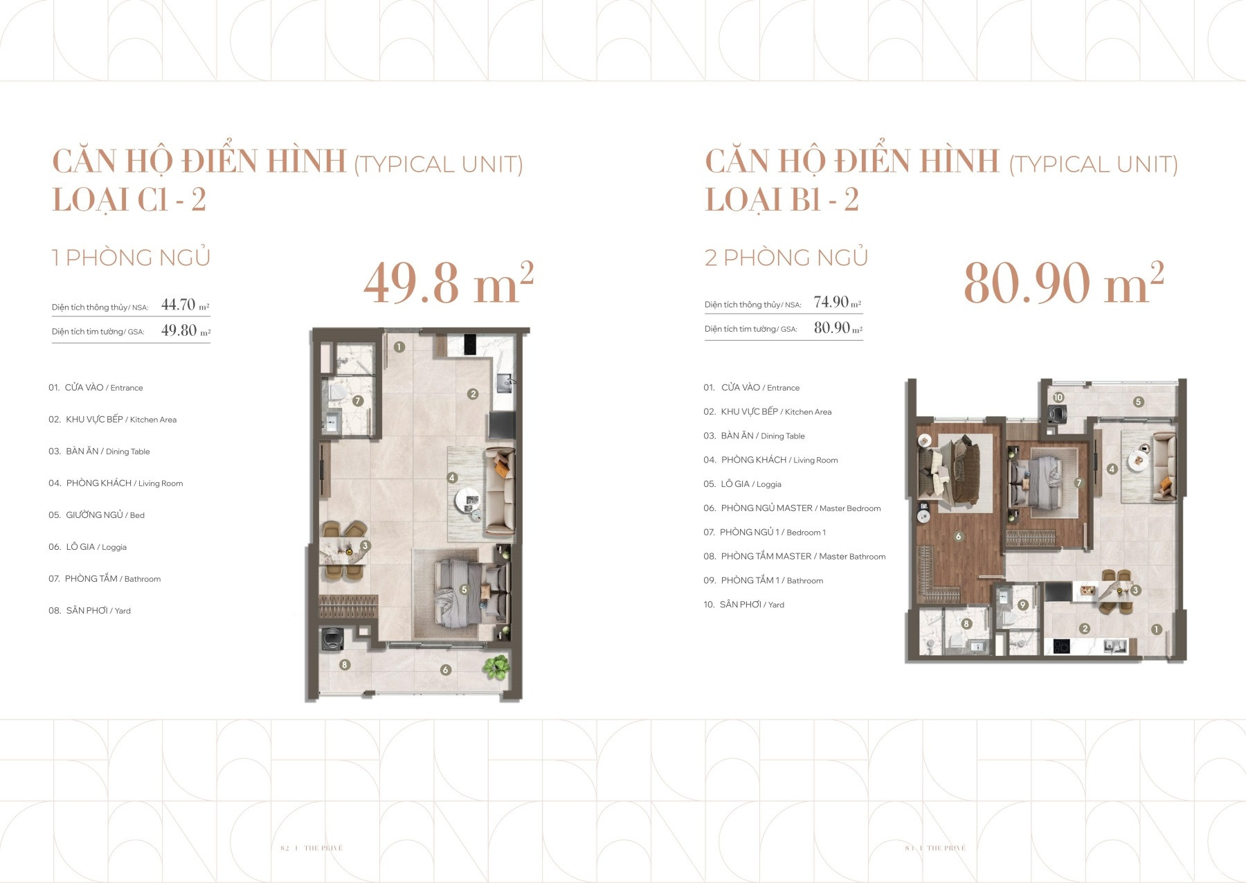 Mặt bằng dự án The Privé Quận 2 | Full Layout chi tiết