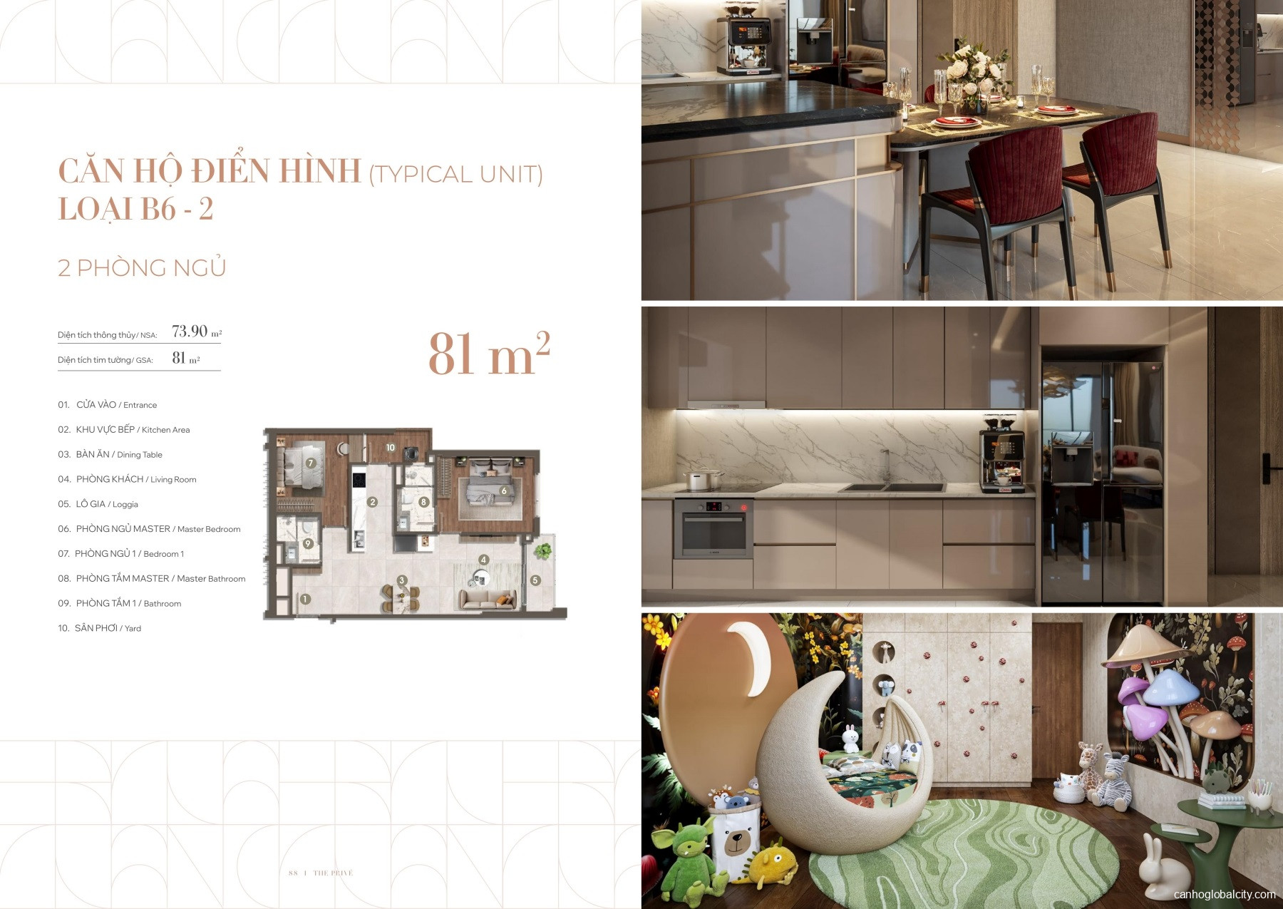 Mặt bằng dự án The Privé Quận 2 | Full Layout chi tiết
