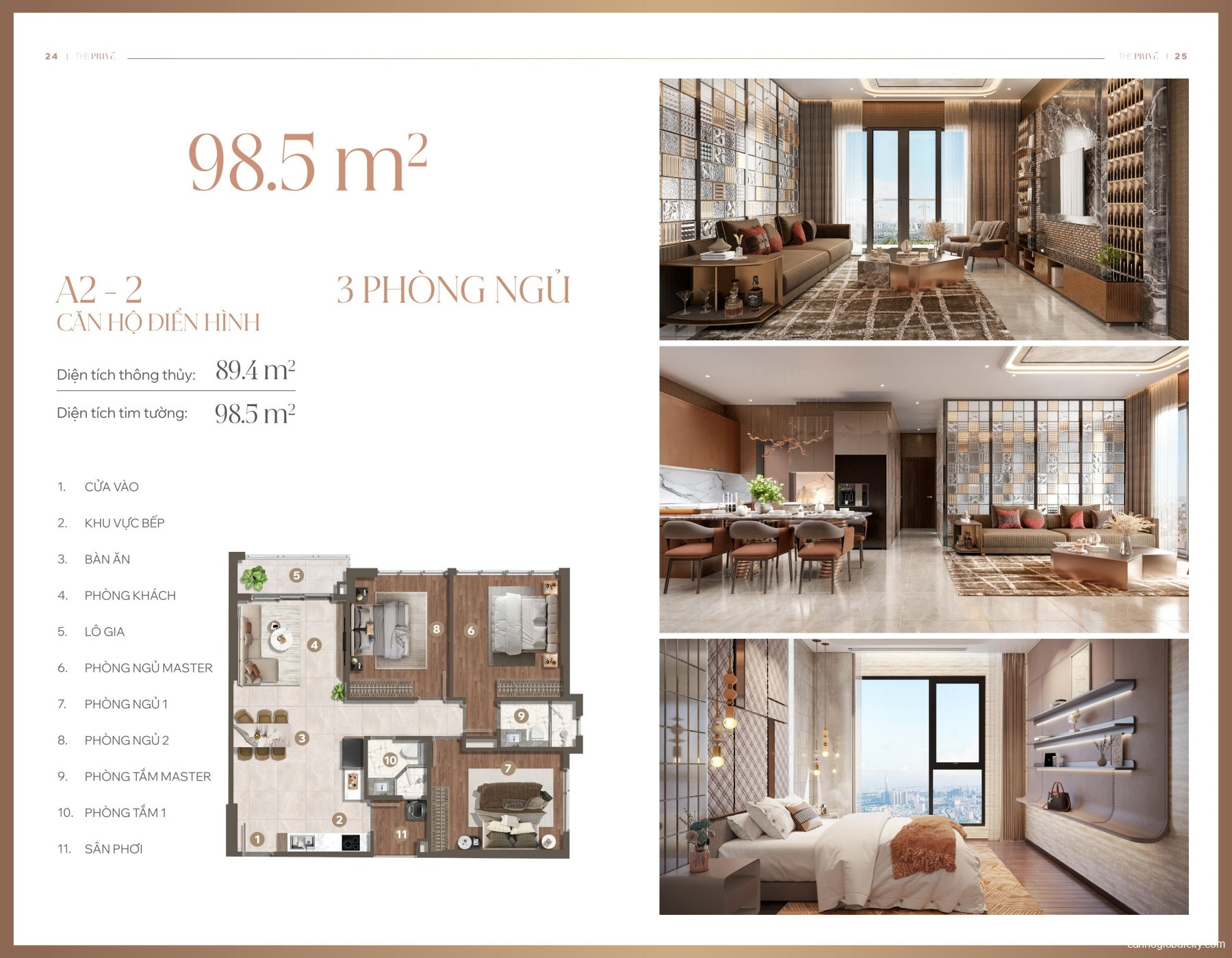 Mặt bằng dự án The Privé Quận 2 | Full Layout chi tiết