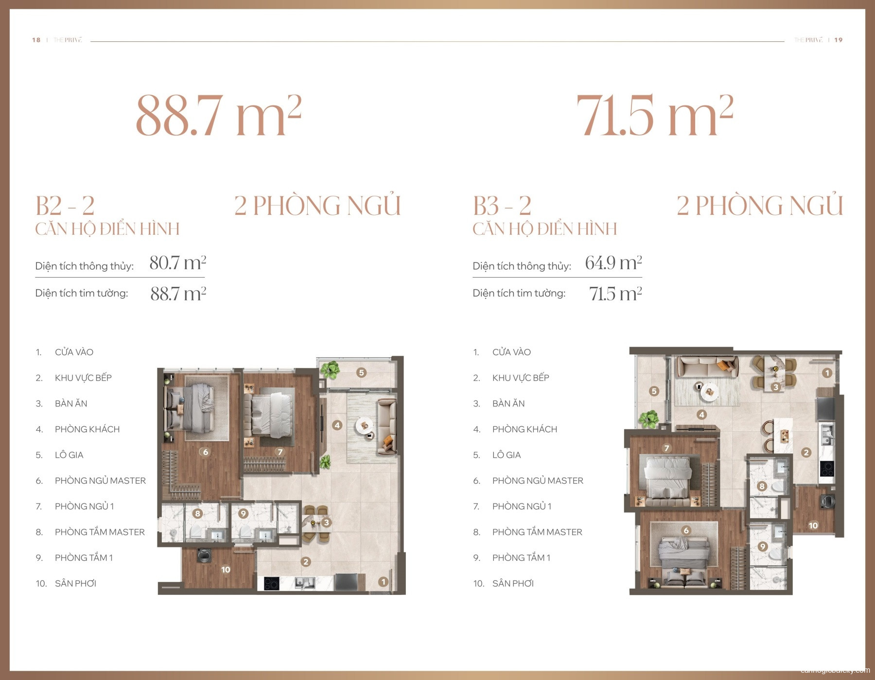 Mặt bằng dự án The Privé Quận 2 | Full Layout chi tiết