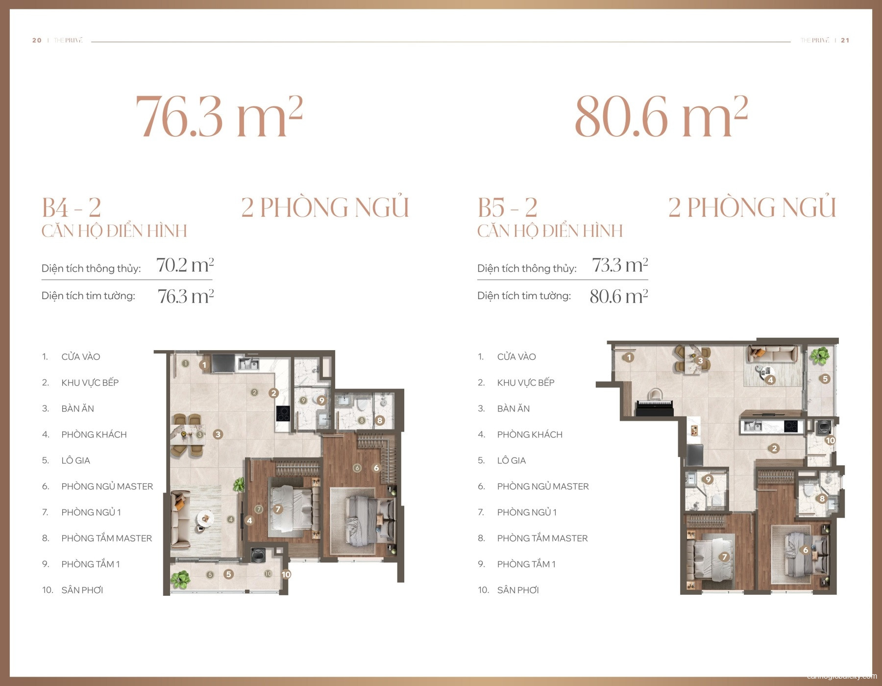 Mặt bằng dự án The Privé Quận 2 | Full Layout chi tiết