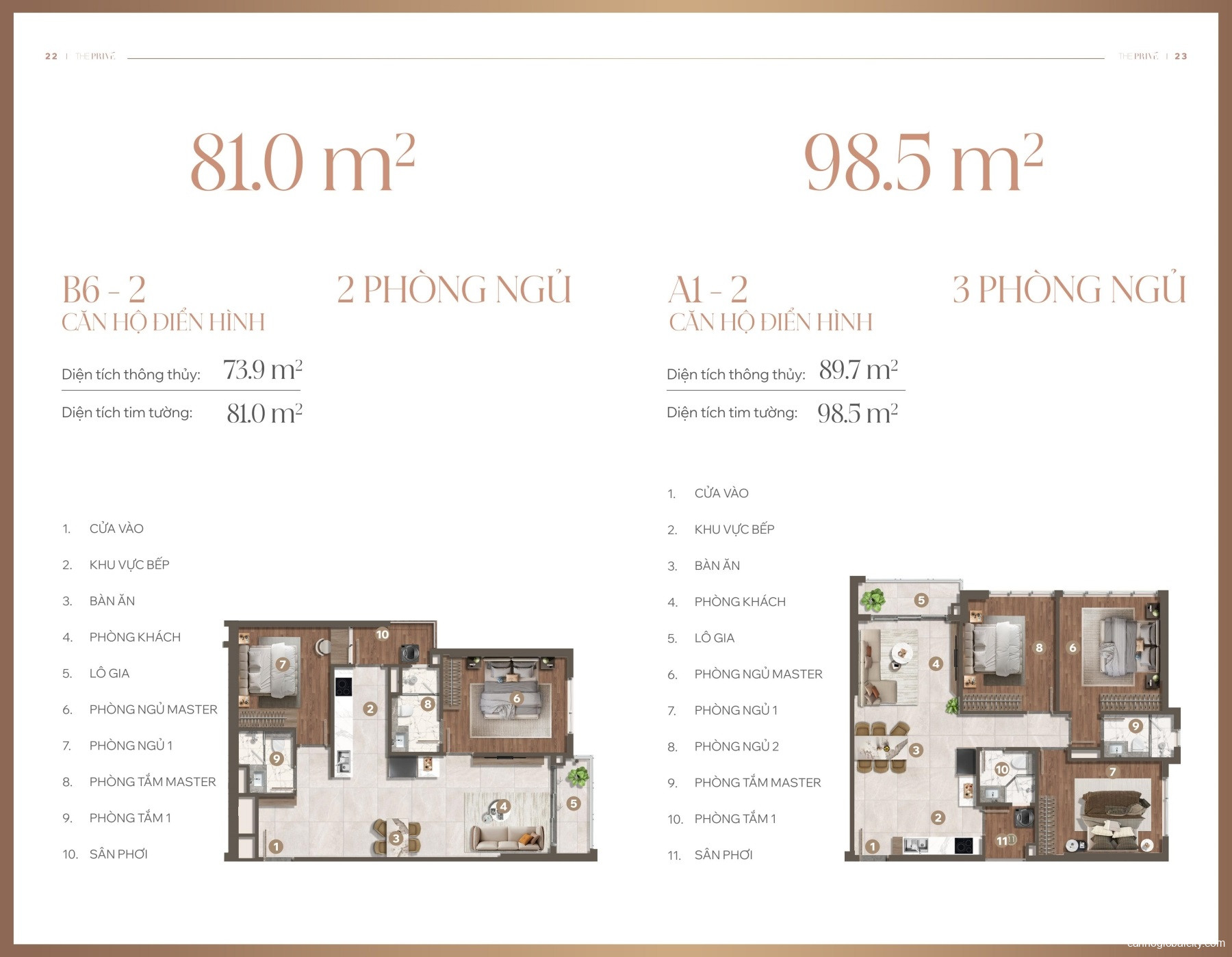 Mặt bằng dự án The Privé Quận 2 | Full Layout chi tiết