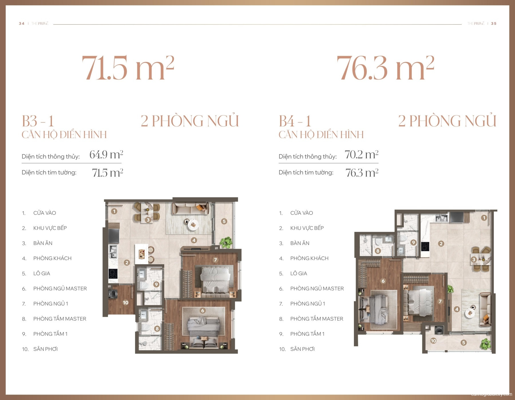 Mặt bằng dự án The Privé Quận 2 | Full Layout chi tiết