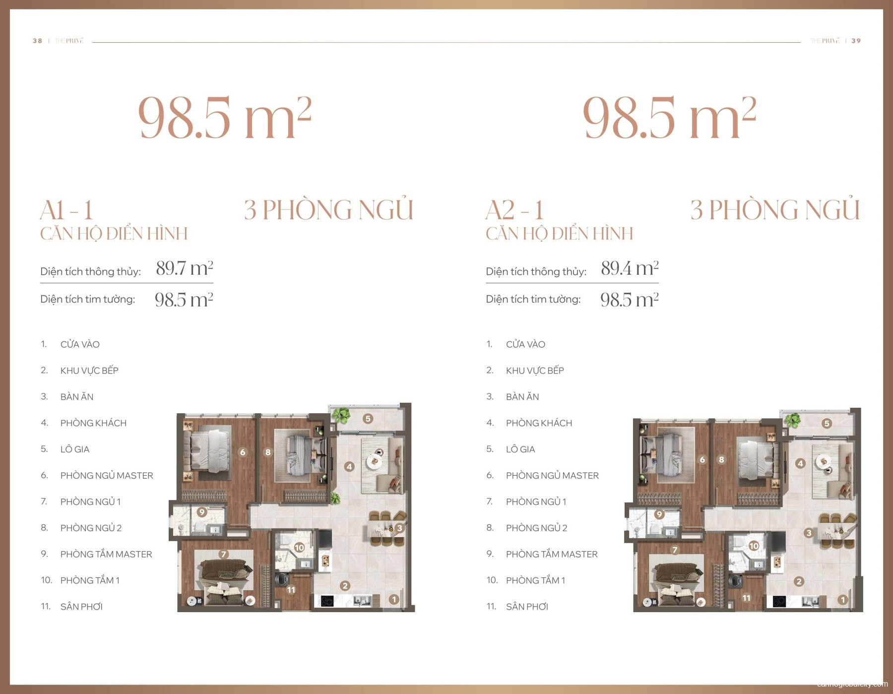 Mặt bằng dự án The Privé Quận 2 | Full Layout chi tiết