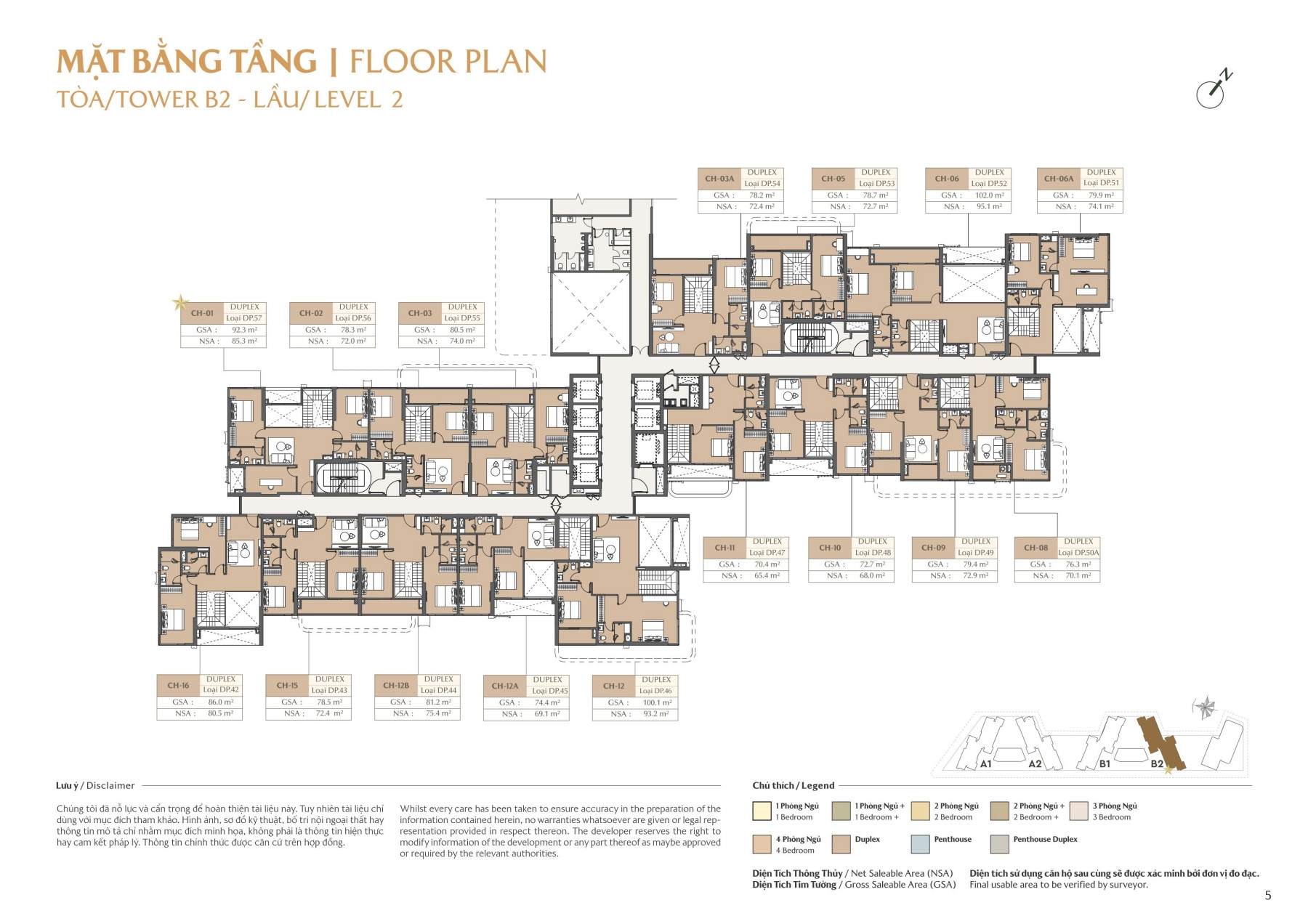 Mặt bằng Masteri Park Place CT5 Global City| Layout chi tiết