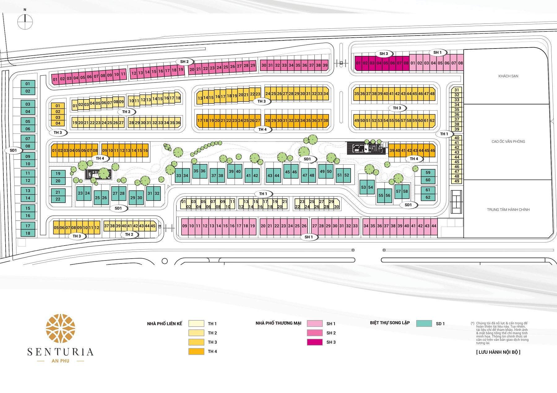 Mặt bằng dự án Senturia An Phú | Full layout chi tiết