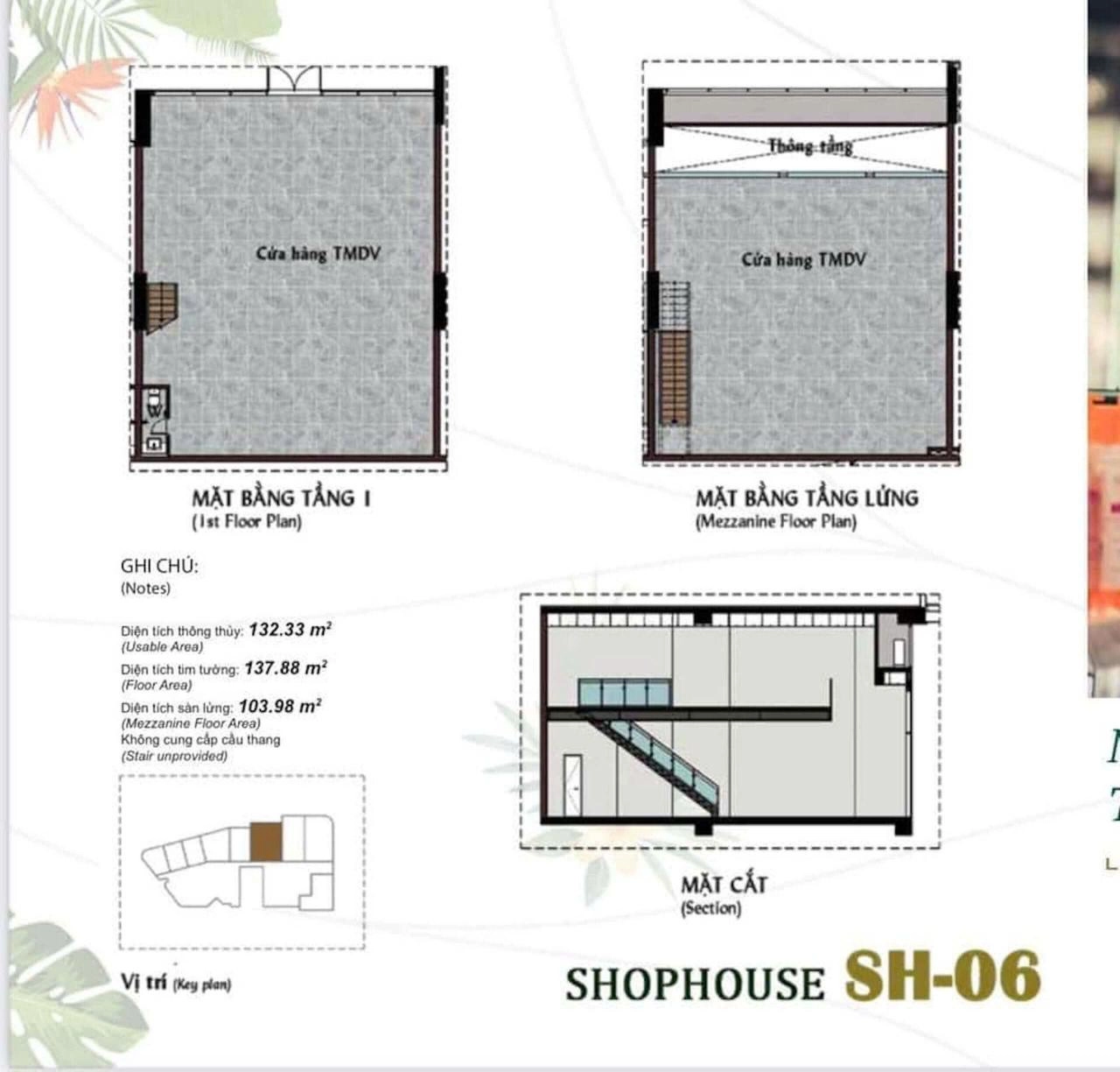 Mở bán 9 căn Shop Thảo Điền Green - Hợp đồng thuê từ 260 triệu - Sở hữu lâu dài ⭐