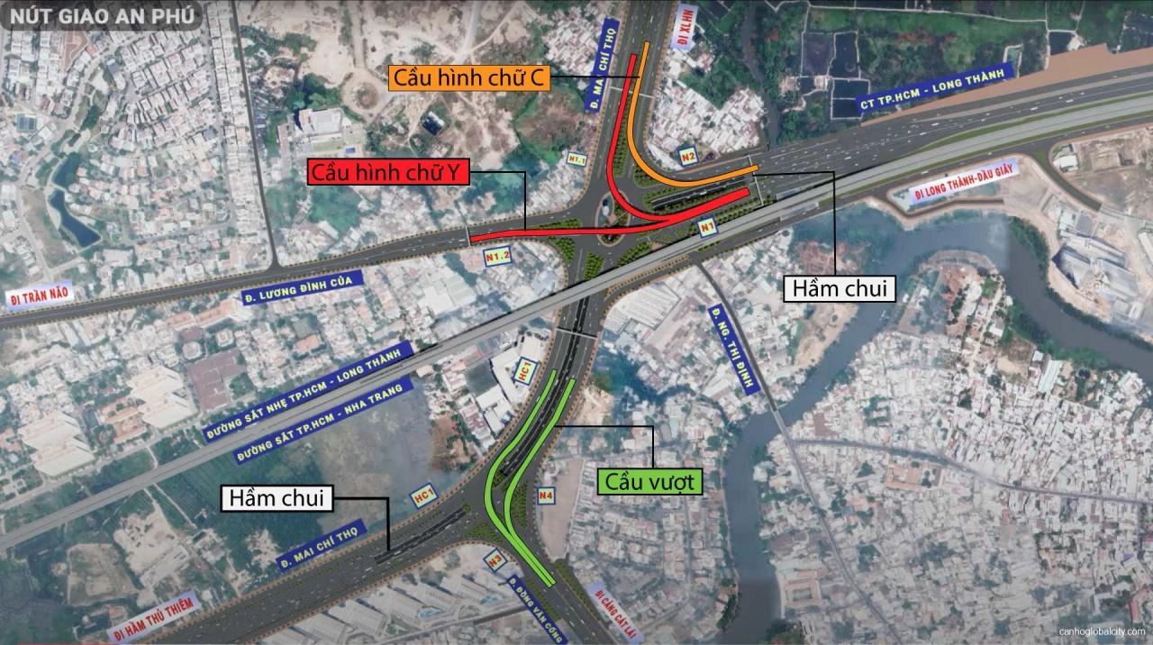 Chi tiết về nút giao An Phú - Cửa ngõ phía Đông Hồ Chí Minh cập nhật mới nhất 2025