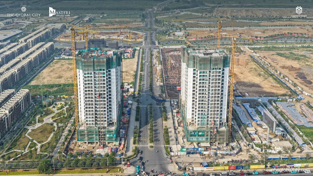 Tiến độ Masteri Grand View 2026: Chính thức cất nóc ngày 29/01