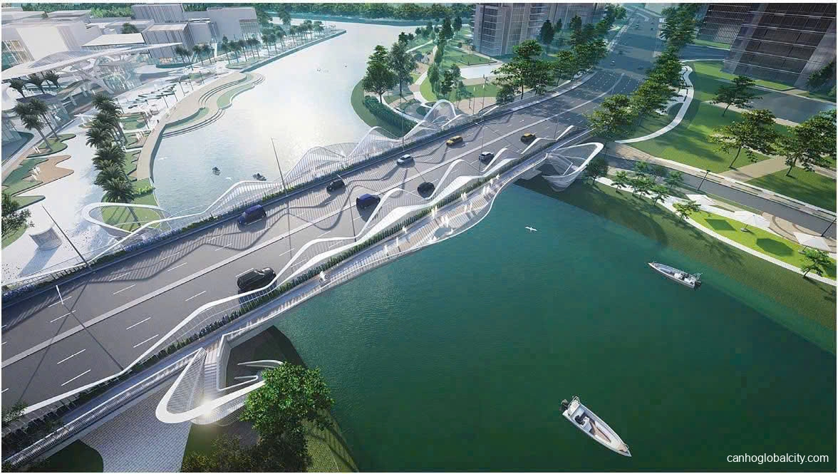 Toàn cảnh về đường Liên Phường tại The Global City Toàn cảnh về đường Liên Phường tại The Global City