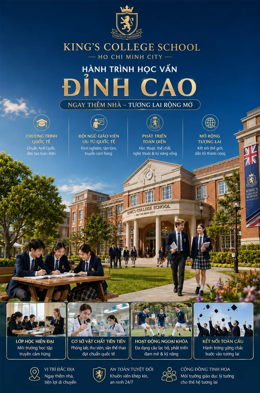 Trường học chuẩn Quốc tế King's College School tại The Global City